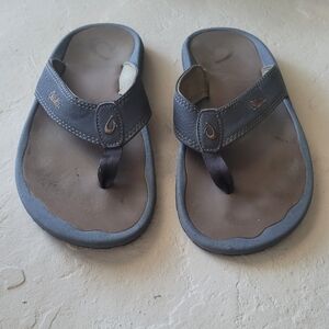 Size 9 M Olukai Ohana Java Brown Travel Beach Men Flip Flop Sandals